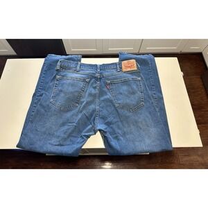 Levis 505 Jeans Mens 38x30 Regular Straight Denim Cotton Western Casual Work Dad